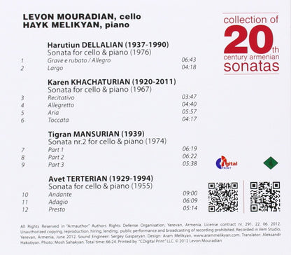 20Th Century Armenian Sonatas