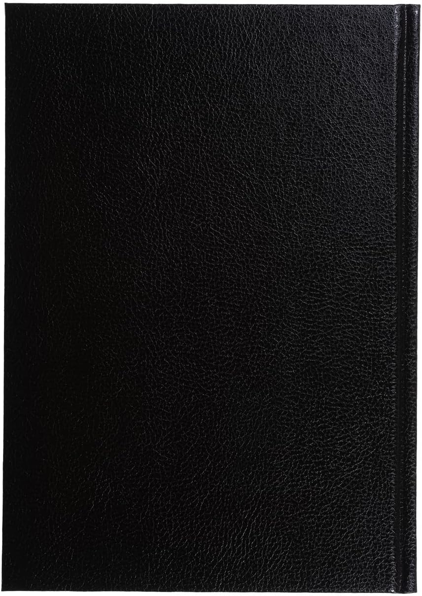 2027 Calendar Year Planner - 12 Month A5 Day-to-Page Diary - Hard Cover in Black - Collins Debden Standard Desk Range (52.99-27