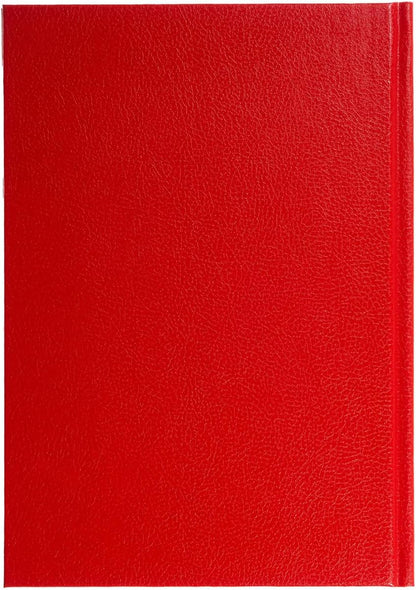 2027 Calendar Year Planner - 12 Month A5 Week-to-View Diary - Hard Cover in Red - Collins Debden Standard Desk Range (35.15-27