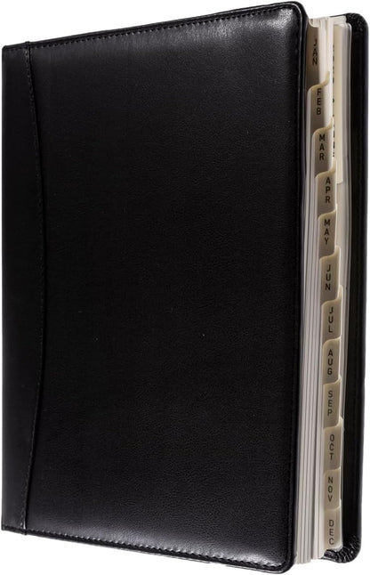 2027 Calendar Year Planner - 12 Month Executive 246x164mm Week-to-View Diary - Hard Cover in Black - Collins Debden Elite Range (1130V.99-27