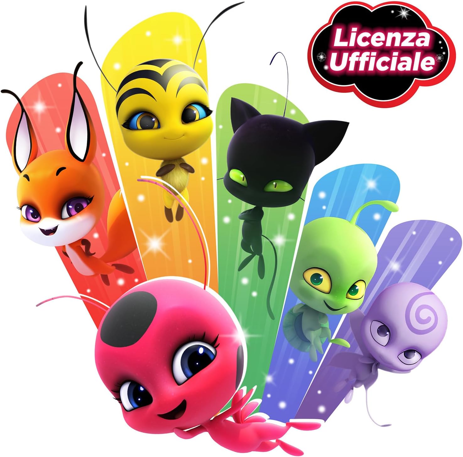 BANDAI - Miraculous - Tikki Plush Toy with Features - Official License - Talking Kwami Toy Ladybug - Ladybird Kwami Tikki Plush Toy - Toy from 4 Years - P50711
