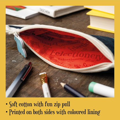 IF - Eclectionery Pencil Case - Soft Cotton Twill - Stationery Set - School Supplies - Boys & Girls