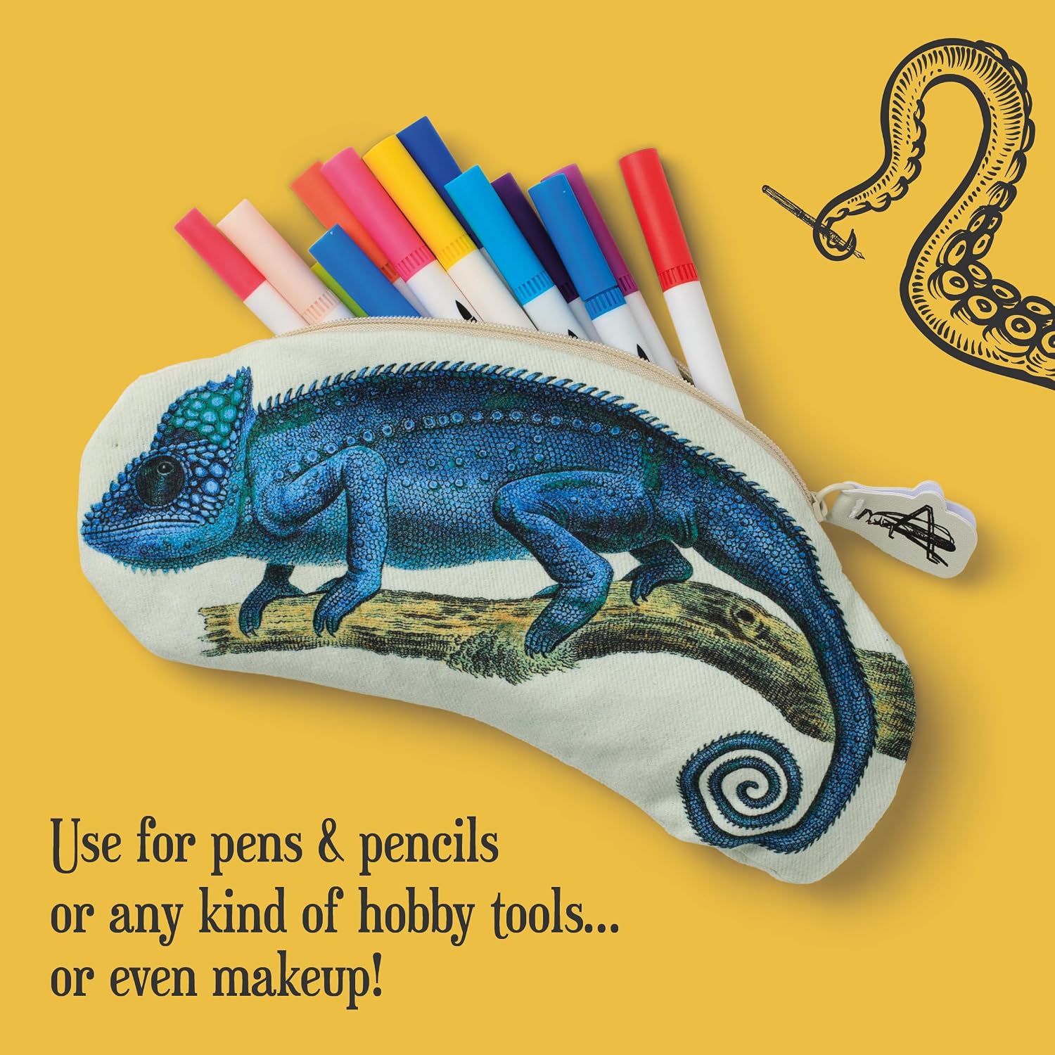 IF - Eclectionery Pencil Case - Soft Cotton Twill - Stationery Set - School Supplies - Boys & Girls
