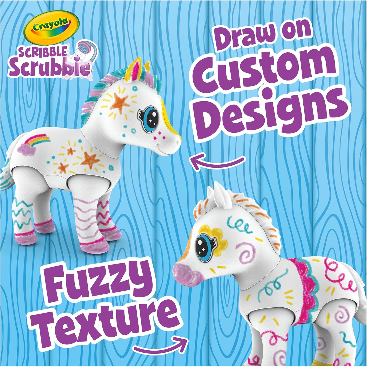 Crayola Washimals Jumbo Pets Evie Pony, 15 cm
