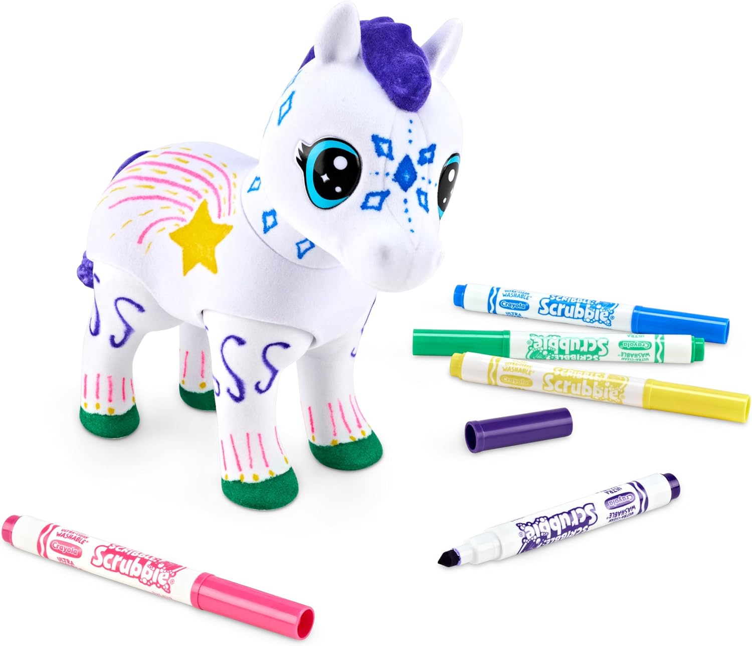 Crayola Washimals Jumbo Pets Evie Pony, 15 cm