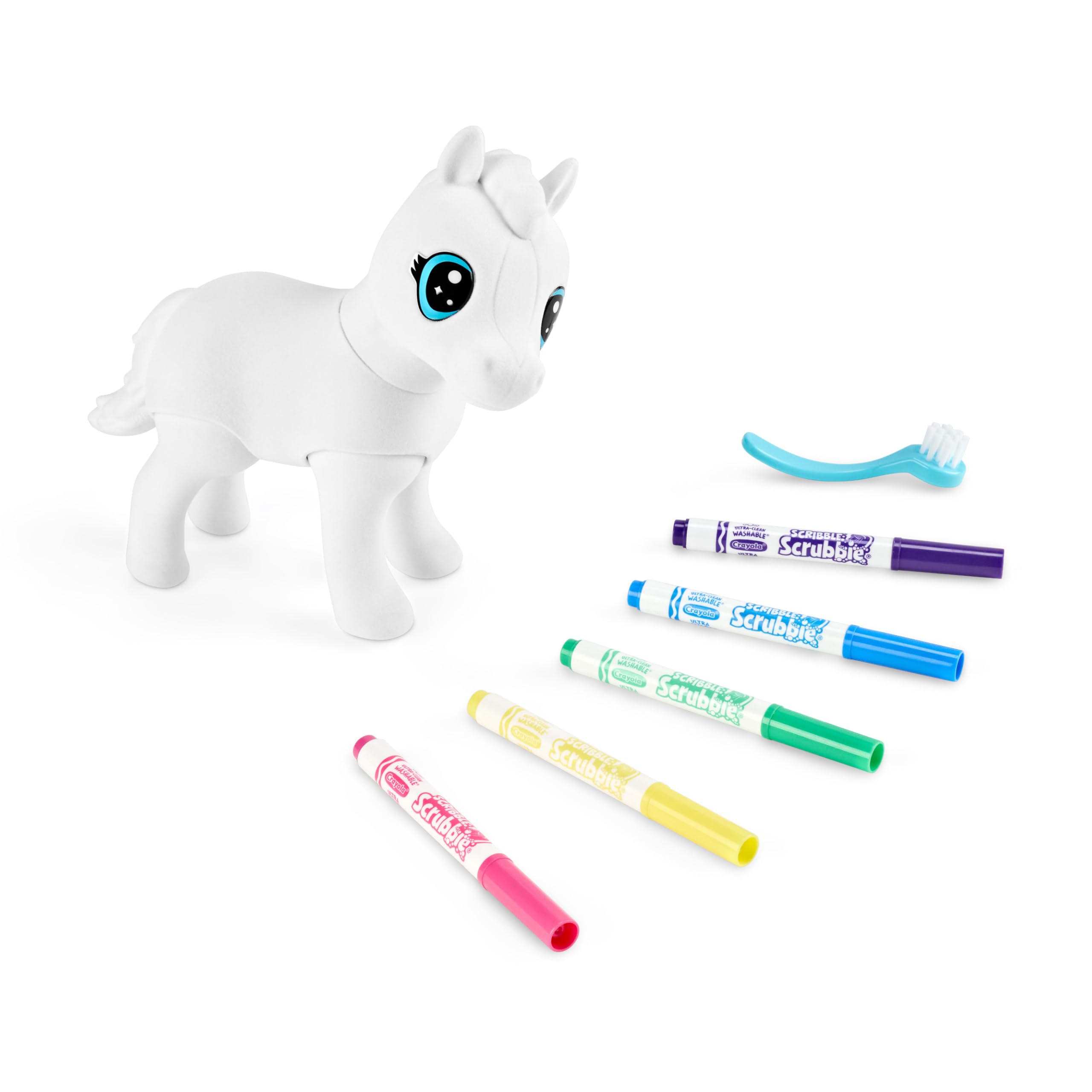 Crayola Washimals Jumbo Pets Evie Pony, 15 cm