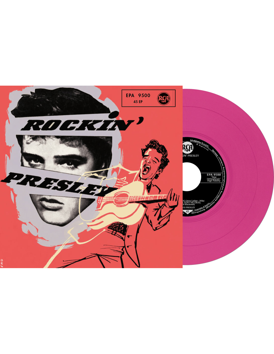 Ep Étranger N°21: Rockin' Presley - EPA 9500 (Germany)