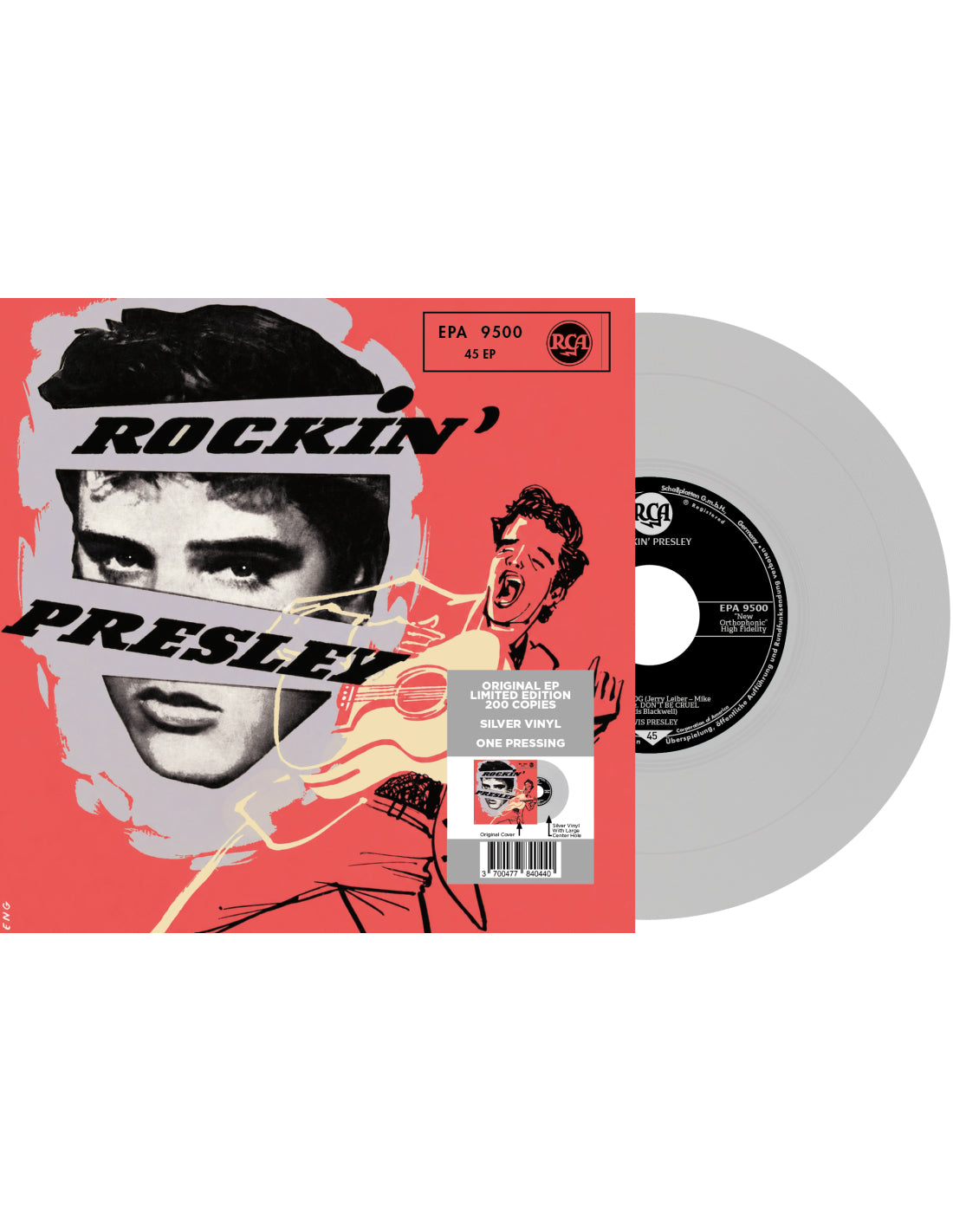 Ep Étranger N°21: Rockin' Presley - EPA 9500 (Germany)