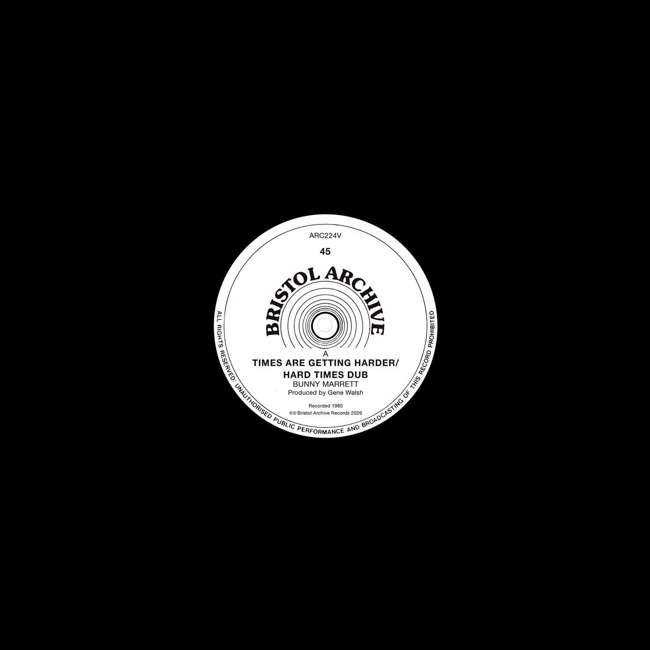 Times Are Getting Harder/Hard Times Dub
