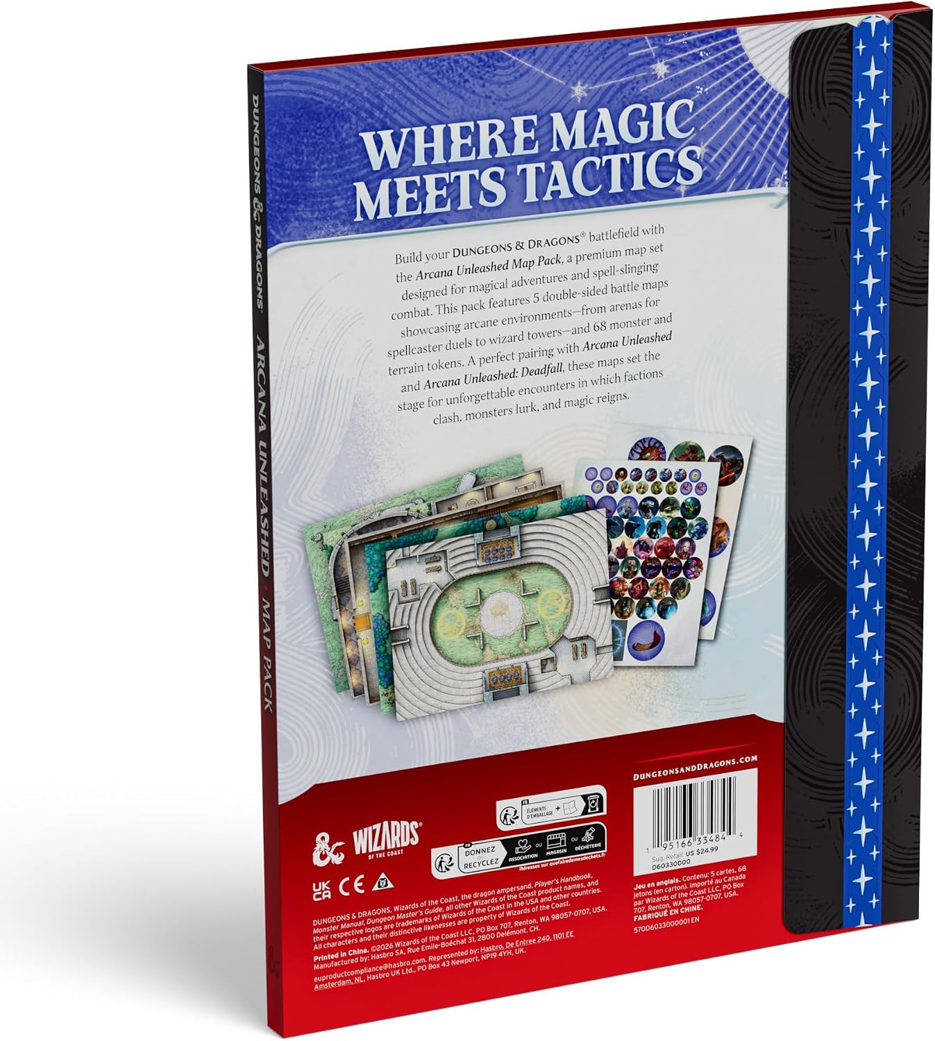 Dungeons & Dragons Arcana Unleashed - Map Pack | D&D Accessories