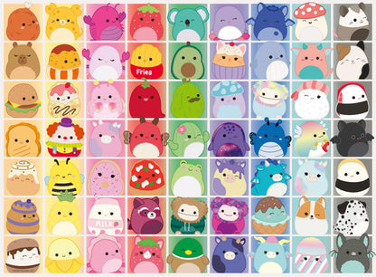 Ravensburger - Puzzle 100 Teile XXL: Squishmallows, Puzzle Kinder 6 Jahre, 49 x 36 cm, Geschenk für Mädchen 6 Jahre und Jungen