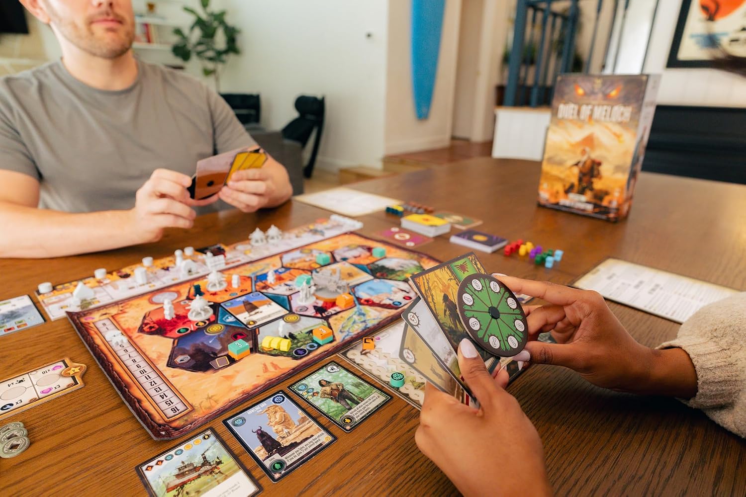 Stonemaier Games | Duel of Meloch | Strategic 2 Player Dueling Game