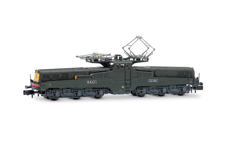 Arnold HN2582 SNCF, locomotiva elettrica CC 14166, verde/giallo, versione tardiva, 4 lampade moderne, ep. IV, locomotiva elettrica ferroviaria, per bambini dai 14 anni in su