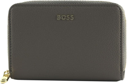 HUGO BOSS Purse Signature Lady Money Wallet Taupe