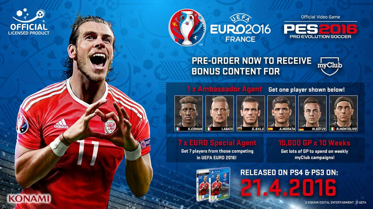 UEFA Euro 2016/Pro Evolution Soccer (PS4)