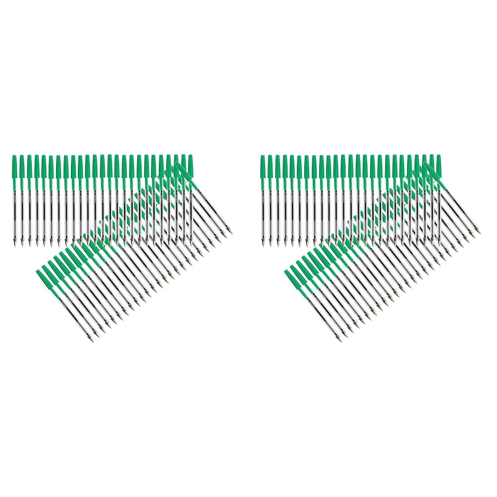 Q-Connect 3 Medium Ballpoint Pen, Green