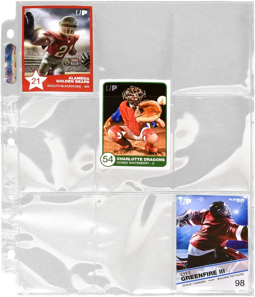 Ultra Pro | Silver Series 9 Pocket Trading Card Folder | Trading Card Storage