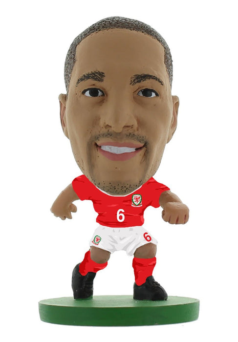 SoccerStarz SOC1046 The Officially Licensed Wales National Team Figure of Ashley Williams in Home Kit