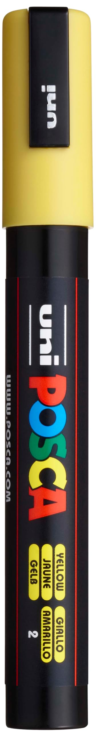 Uni-Ball poscyell5m Posca Medium Bullet Tip Marker