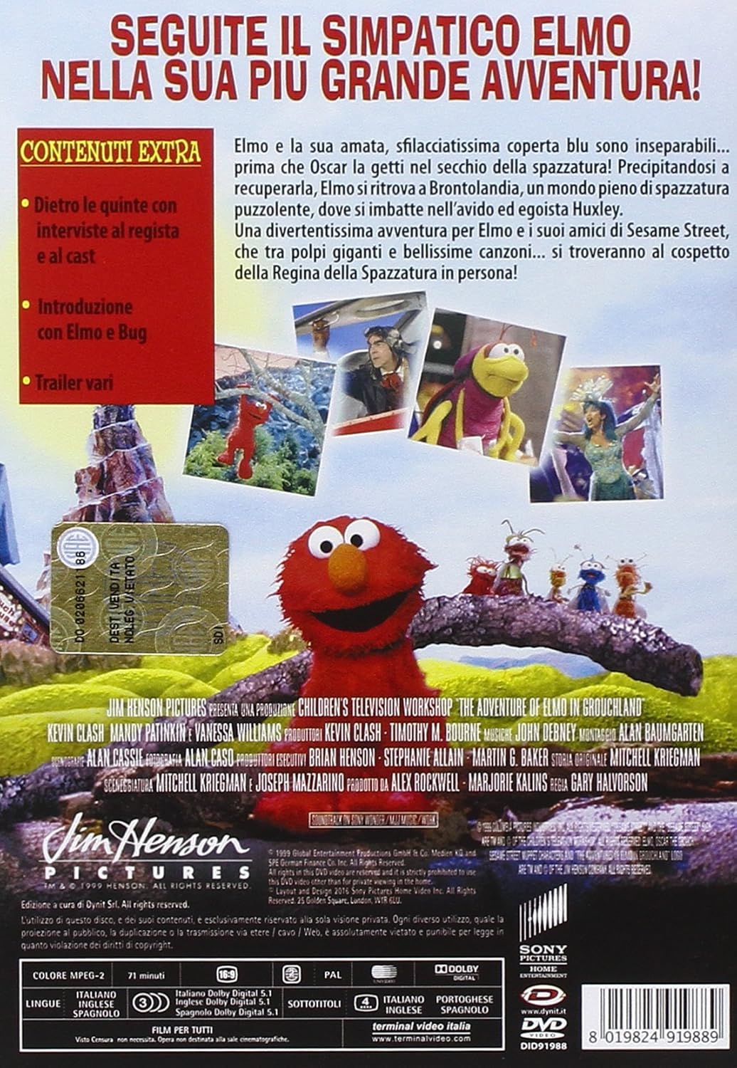 elmo in brontolandia DVD Italian Import