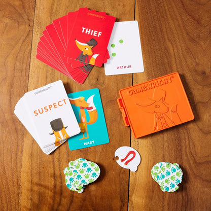 Gamewright | Outfoxed! Game | Board Game | Ages 5+ | 2-4 Players | 20 Minutes Playing Time