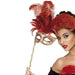 Smiffys Baroque Fantasy Eyemask, Red