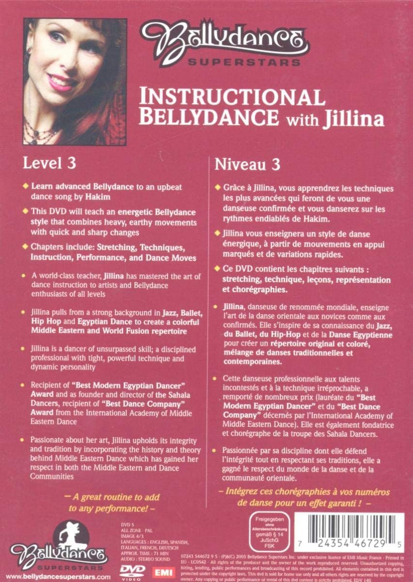 Instructional Bellydance With Jillina - Vol. 3 (DVD