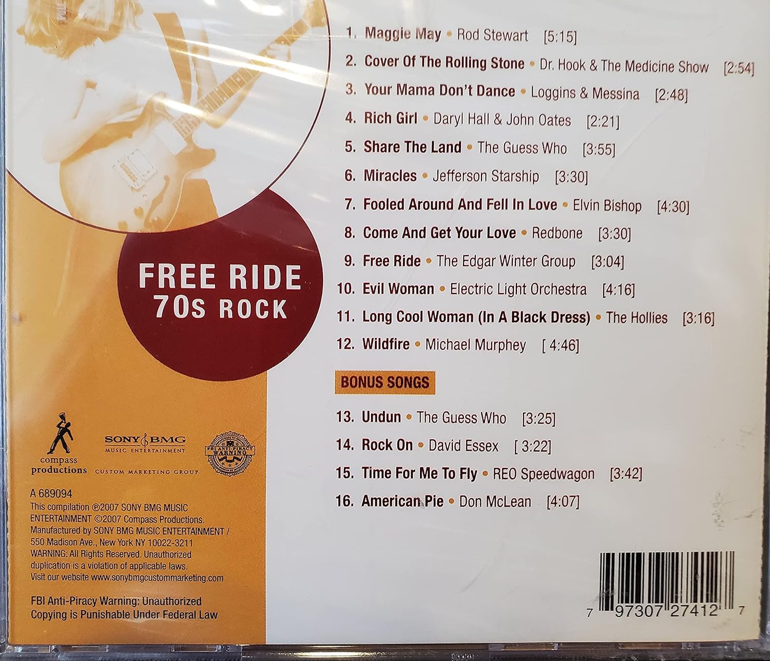 Free Ride:70's Rock