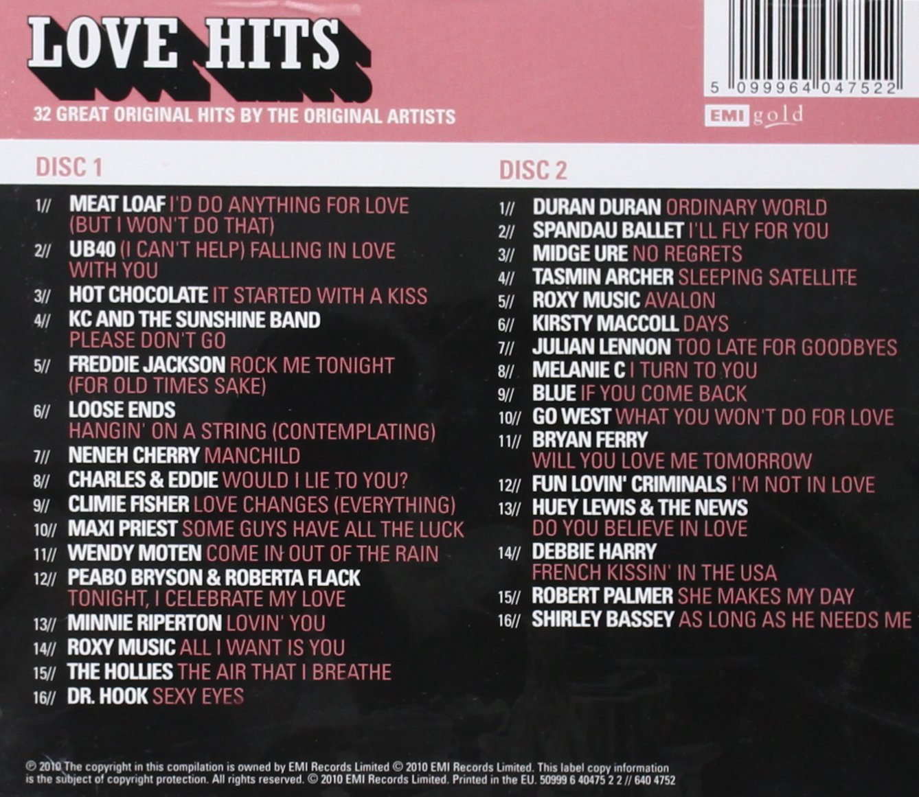 The Ultimate Love Hits (Tesco Exclu