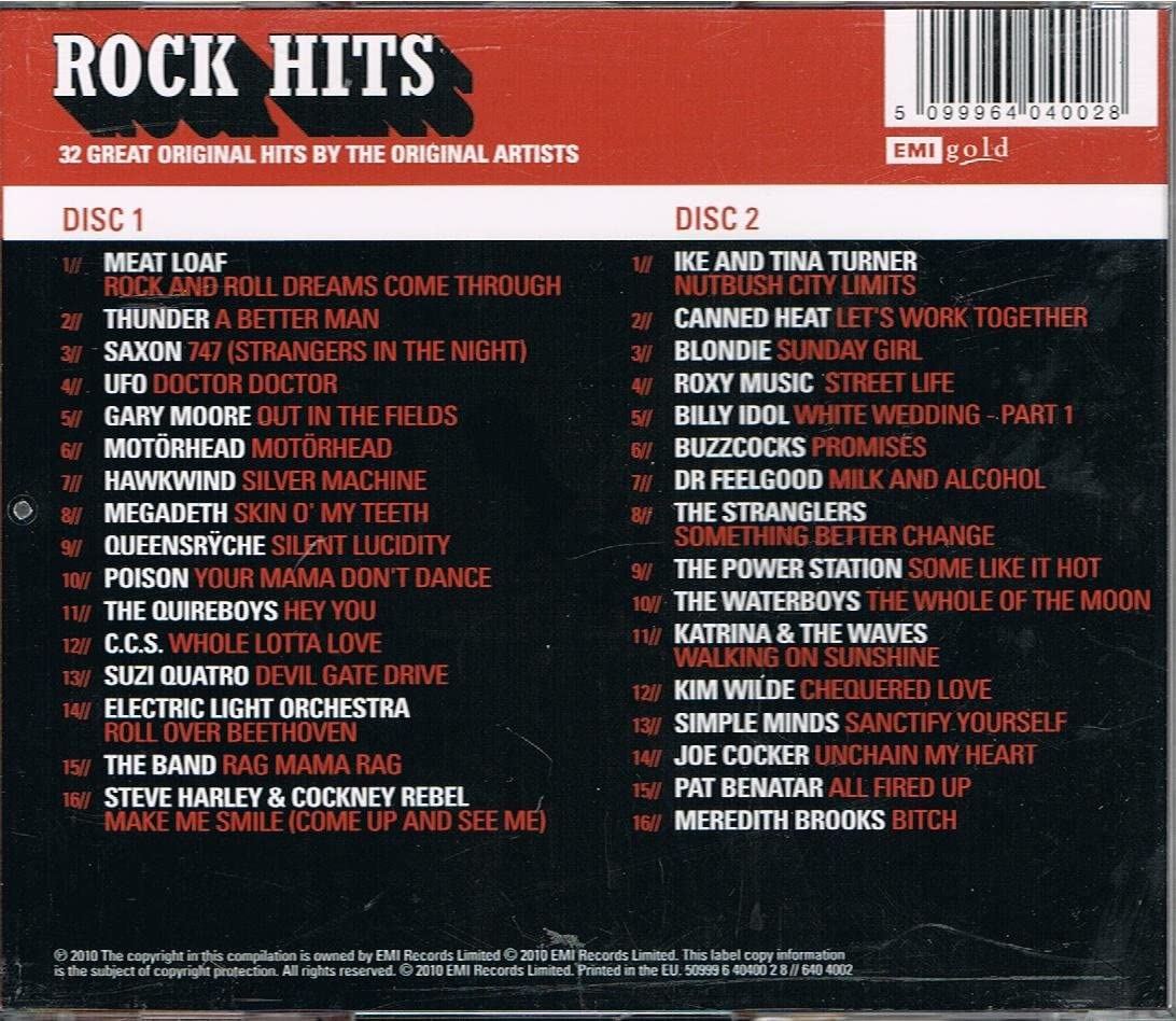 The Ultimate Rock Hits (Tesco Exclu