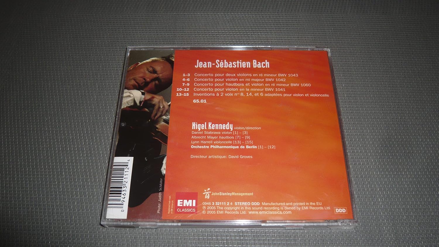 Bach: Cto for Violin, 2 Violin