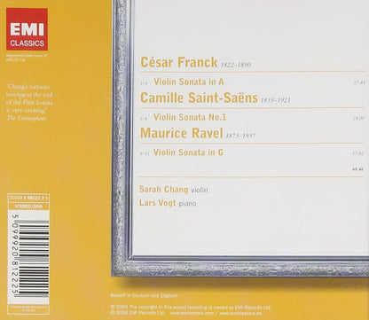 Violin Sonatas (Vogt, Chang)
