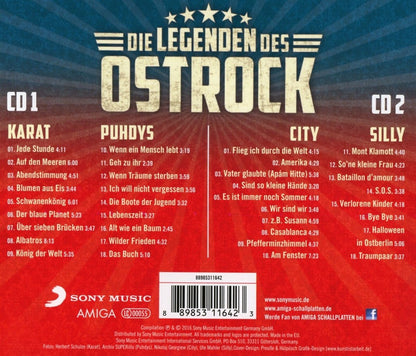 Legenden des Ostrock (Die großen Vier: Puhdys - City - Karat - Silly)