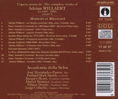 Motets and Ricercar - Complete Works Vol. 2