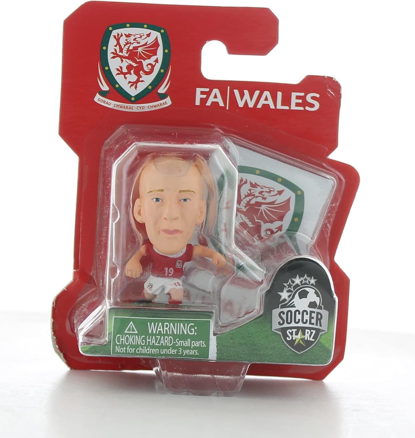 SoccerStarz SOC1050 The Officially Licensed Wales National Team Figure of James Collins Home Kit
