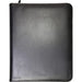 Monolith 2924 A4 Leather Conference Folder Zipped - Black