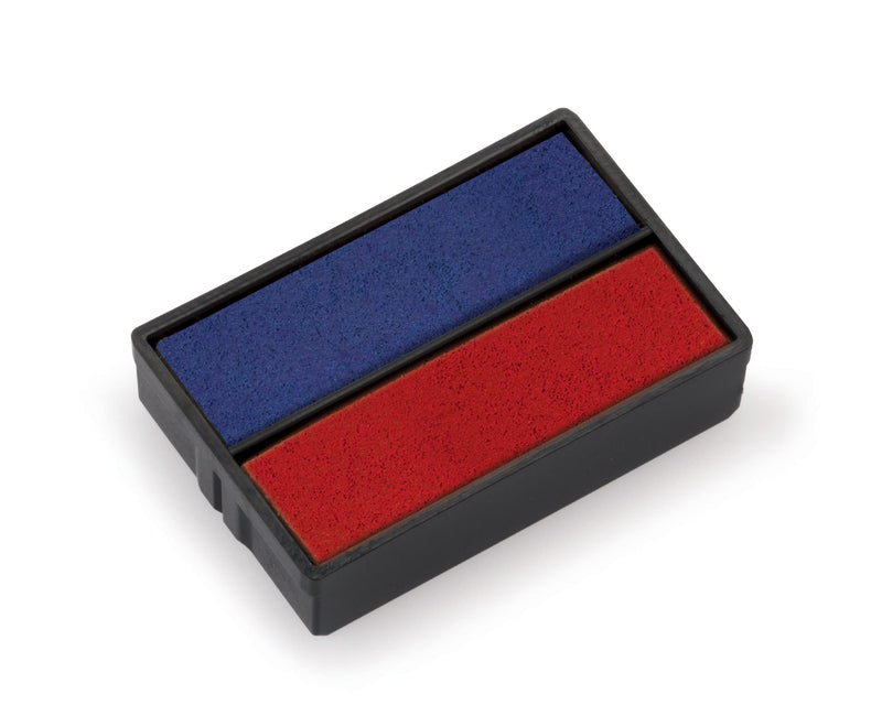 Trodat Replacement Stamp Pads 6/4850 for Trodat Printy 4850 and 4850L Blue/red