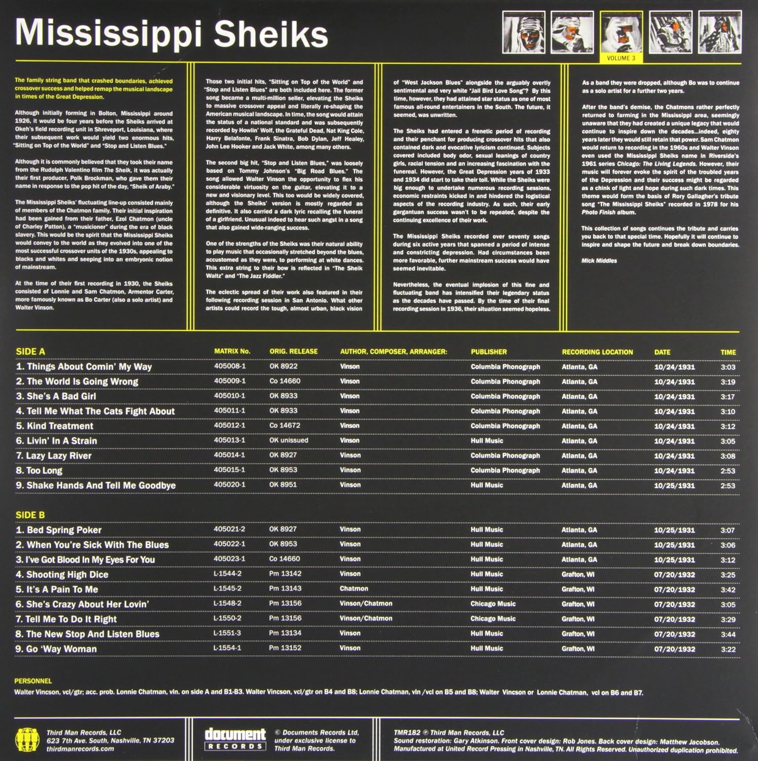 Complete Recorded Works in Chronological Order Volume 3