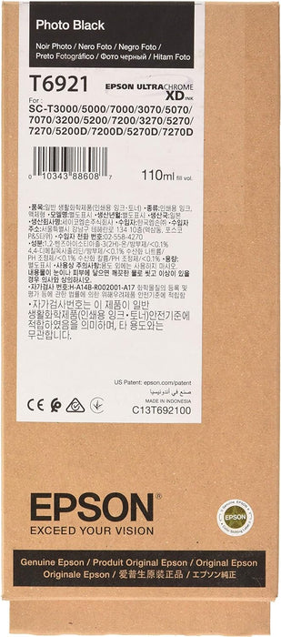 Epson C13T692100 - Cartucho de tinta, color negro