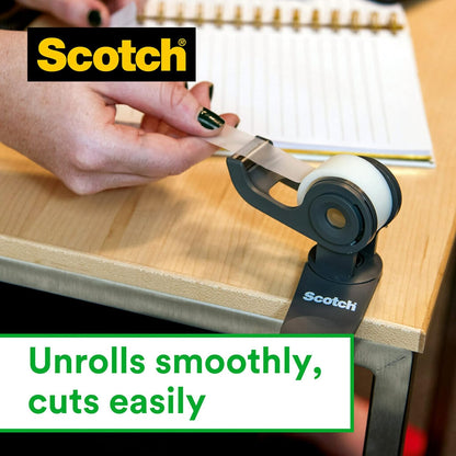 Scotch 810H1975 Tape Dispenser with 1 Roll of Magic Tape 810, 7,5 m x 19 mm