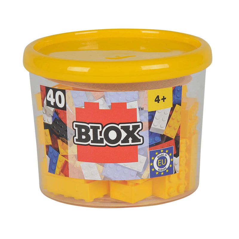 Simba 104118857 "Blox 8-Stud Yellow Building Blocks Set (40-Piece