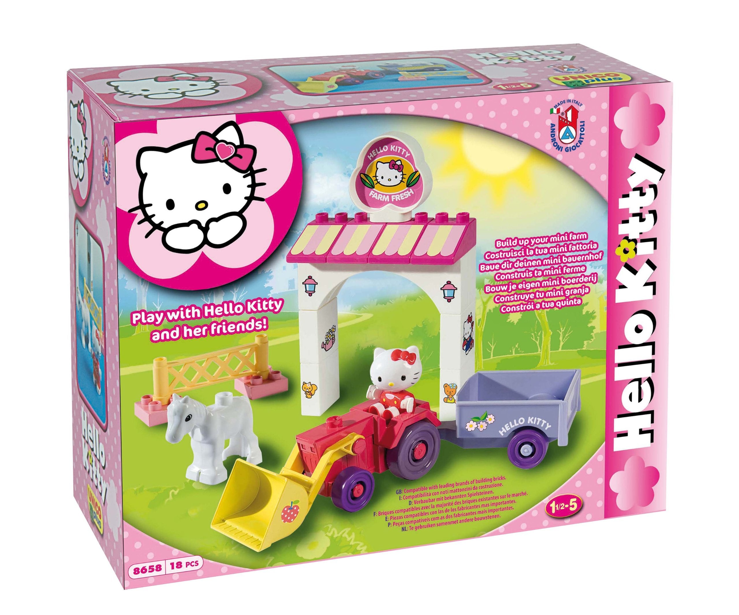 MGM – 108658hk – Hello Kitty – Jeu de construction – 18 Pieces