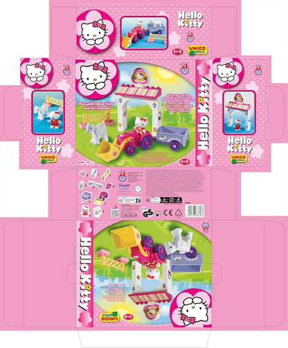 MGM – 108658hk – Hello Kitty – Jeu de construction – 18 Pieces