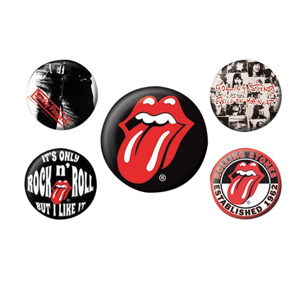 Pyramid International BP80465 Rolling Stones Classic Badge, Multi-Colour, 10 x 12.5 x 1.3 cm
