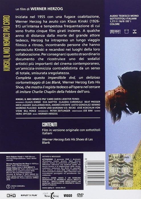 kinski il mio nemico piu' caro DVD Italian Import