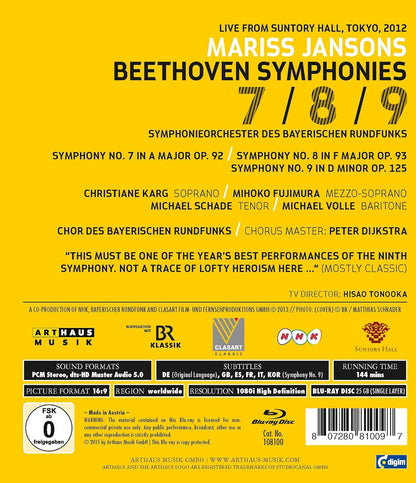 Beethoven:Symphonies 7,8 & 9