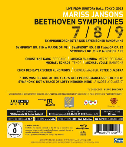Beethoven:Symphonies 7,8 & 9