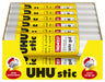 UHU Stic, Der Bewährte Klebestift - Klebt Stark, schnell und dauerhaft, 12 x 21 g