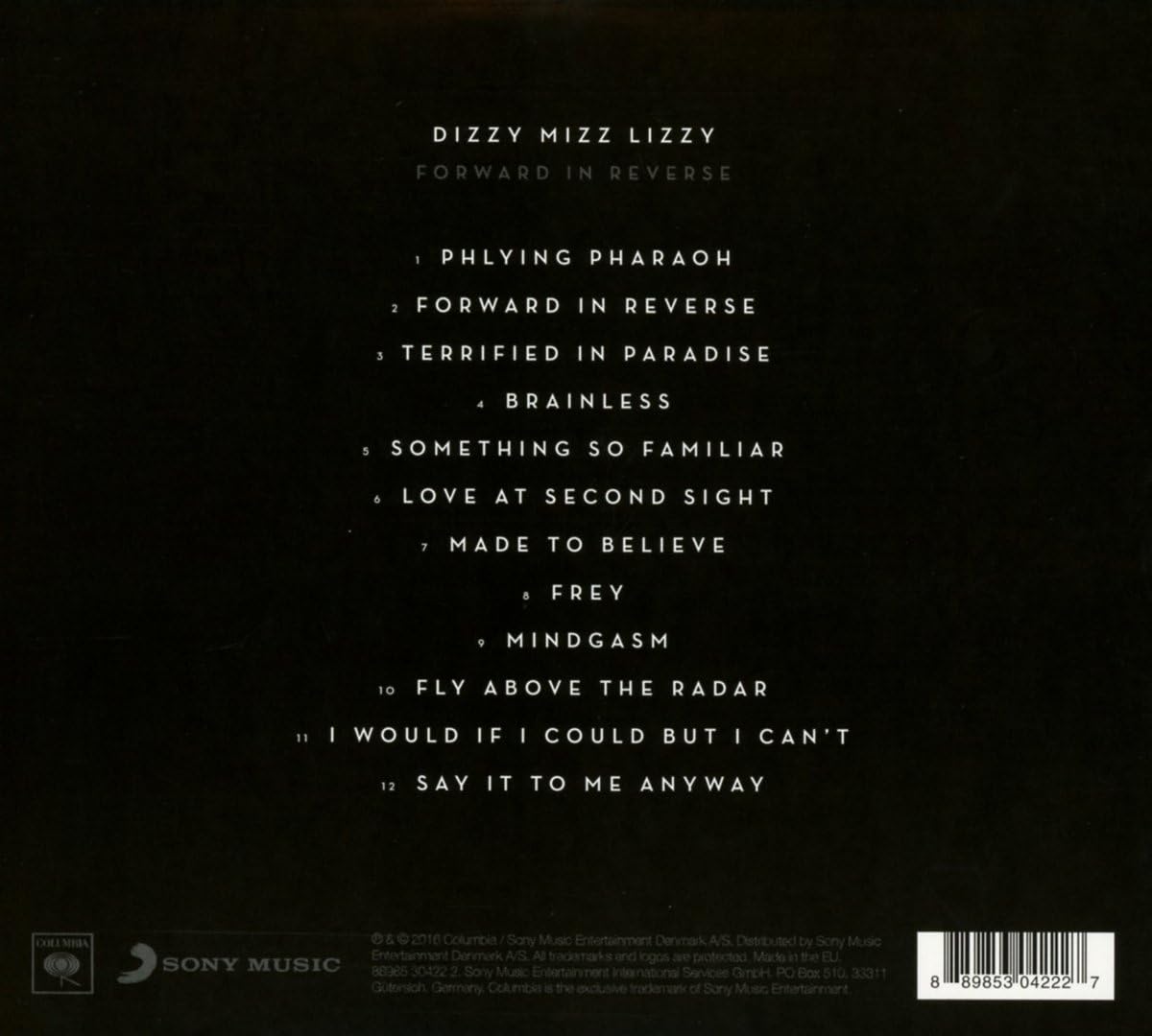 Dizzy Mizz Lizzy - Forward In Reverse