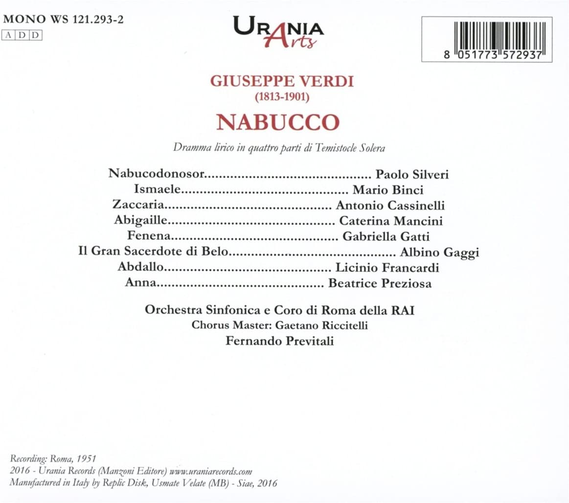Verdi/ Nabucco